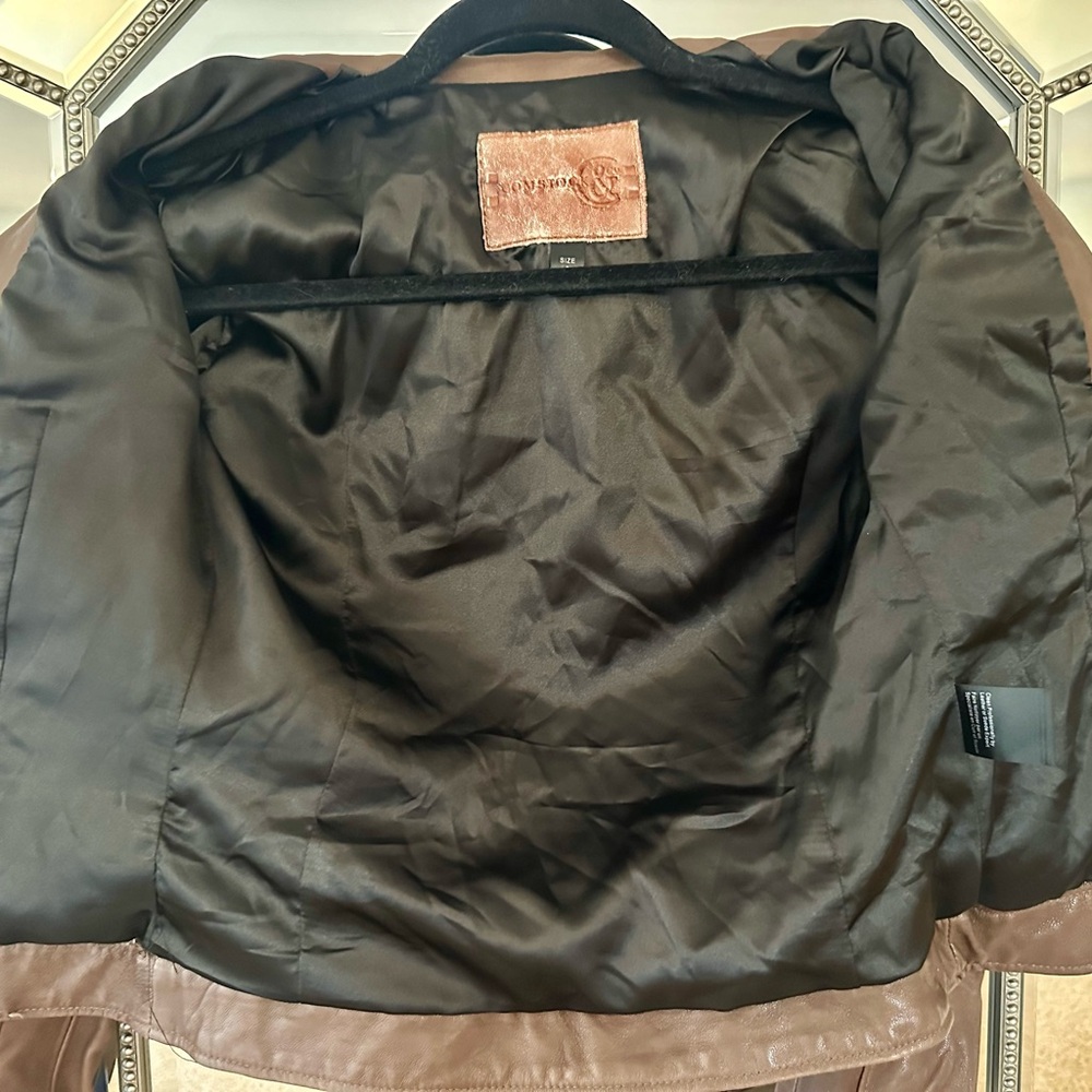 Robert Comstock Brown Leather Jacket - image 7